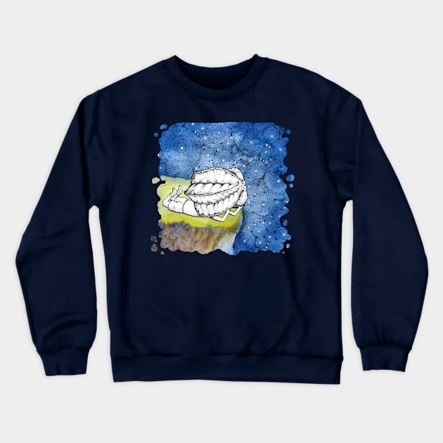 Starry Fruit Night Crewneck Sweatshirt by dr__zoidberg